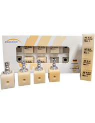 Ambarino<sup>&reg;</sup> High-Class C-<nobr>Block AHC16 Meso</nobr> - AMBARINO<sup>&reg;</sup> High-Class Meso Block ist ein r&ouml;ntgensichtbarer CAD/CAM-Werkstoff zur Herstellung von Mesostrukturen in der Implantatprothetik.