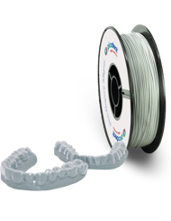 pico-filapure Aligner - Dieses dentale 3D-Druck-Filament wurde speziell f&uuml;r Anwendungen rund um Tiefziehen / Thermoforming entwickelt &ndash; &uuml;berall dort, wo gedruckte Bauteile anschlie&szlig;end zuverl&auml;ssig weiterverarbeitet werden m&uuml;ssen. Der Werkstoff ist direkt nach dem Druck formstabil.