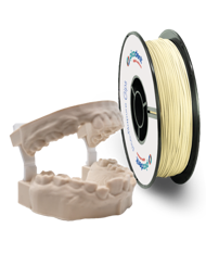 pico-filapure Gips - pico-filapure Gips ist ein dentales 3D-Druck-Filament f&uuml;r Arbeits- und Diagnostikmodelle sowie Planungsmodelle. Das Material liefert eine kontrastreiche Farbgebung f&uuml;r erm&uuml;dungsfreies Arbeiten und unterst&uuml;tzt eine klare Sicht auf Details &ndash; ideal f&uuml;r den t&auml;glichen Einsatz im Labor.